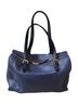Isaac Mizrahi 100% Leather Blue Black Shoulder Bag One size - photo 11