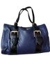 Isaac Mizrahi 100% Leather Blue Black Shoulder Bag One size - photo 13