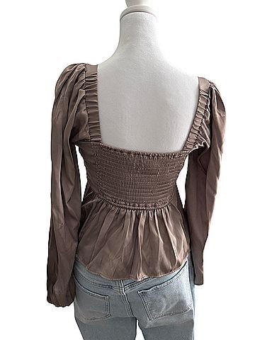 Abercrombie & Fitch Long Sleeve Blouse (view 2)