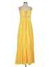 Jonathan Simkhai 100% Polyester Solid Yellow Casual Dress Size M - photo 5