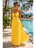 Jonathan Simkhai 100% Polyester Solid Yellow Casual Dress Size M - photo 3