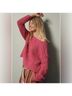 Pilcro Solid Pink Pullover Sweater Size XS - photo 4
