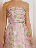 Mac Duggal 100% Polyester Floral Pink Cocktail Dress Size 16 - photo 3