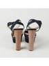 Prada 100% Denim Blue Size Studded Sandal Heel Size EU 38 - photo 9