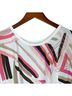 Joseph Ribkoff 100% Polyester Print Multi Color Short Sleeve Blouse Size 8 - photo 2