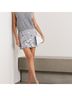 Jonathan Simkhai 100% Wool 100% Polyester Print Gray Silver Active Skirt Size 8 - photo 4