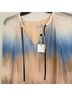 Jonathan Simkhai 93% Polyester 7% Elastane 100% Polyester Ombre Blue Tan Multi Color Cocktail Dress Size 10 - photo 7