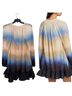 Jonathan Simkhai 93% Polyester 7% Elastane 100% Polyester Ombre Blue Tan Multi Color Cocktail Dress Size 10 - photo 2