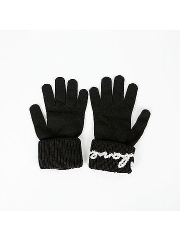 Chanel Pearl Logo Gloves (view 2)