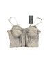 Say What? Solid Gray Black Bodysuit Size M - photo 1