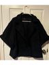 Talbots 62% Polyester 30% Wool 8% Other 100% Polyester Black Coat Size L - photo 3