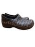 Crocs 100% Rubber Floral Blue Black Mule/Clog Size 6 - photo 1