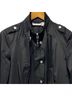 Chico's Solid Black Trenchcoat Size M - photo 5