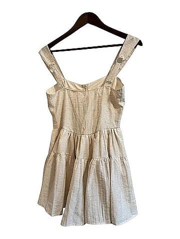 Promesa U.S.A. Linen_Blend Corset Mini Dress Casual Dress (view 2)