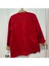 Lauren Jeans Co. 100% Cotton Red Tan Coat Size S - photo 7