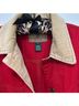 Lauren Jeans Co. 100% Cotton Red Tan Coat Size S - photo 3