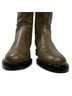 Reformation 100% Calf Leather Green Boots Size 9 - photo 6