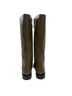 Reformation 100% Calf Leather Green Boots Size 9 - photo 2