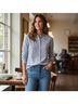 Massimo Dutti Stripes Blue Long Sleeve T-Shirt Size 6 - photo 3