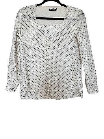 Massimo Dutti Hidden Button Blouse Long Sleeve Blouse (view 1)