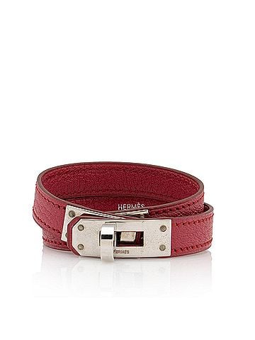 Hermès Hermes Vintage Epsom Kelly Double Tour Bracelet (view 1)
