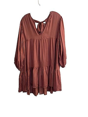 Cleobella Pintuck Tiered Babydoll Mini Dress Casual Dress (view 1)