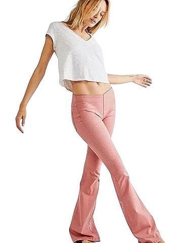 Free People Penny Pull-On Flare Jeans Casual Pants (view 1)