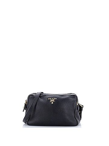 Prada Double Zip Camera Bag Vitello Daino (view 1)