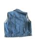 Team Tactics 100% Cotton Blue Denim Vest Size M - photo 2