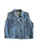 Team Tactics 100% Cotton Blue Denim Vest Size M - photo 1