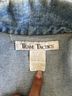 Team Tactics 100% Cotton Blue Denim Vest Size M - photo 3