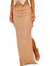 PrettyLittleThing Tan Casual Skirt Size 10 - photo 1