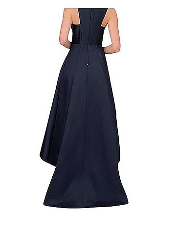 Adrianna Papell Mikado High Low Gown Cocktail Dress (view 2)