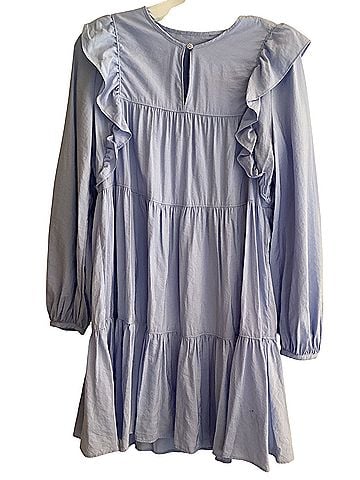 Merlette Soliman Tiered Pima Cotton Mini Dress Casual Dress (view 2)