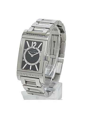 Bvlgari Bulgari Rettangolo Watch RT39S Quartz Black Dial Stainless Steel Women's BVLGARI (view 2)