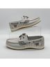 Sperry Top Sider Stripes Gray Ivory Sneakers Size 5 - photo 13
