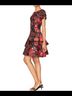 Shani Floral Red Black Casual Dress Size 10 - photo 4