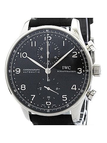 IWC Schaffhausen IWC Portugieser Chronograph Automatic Steel Watch IW371438 Polished (view 1)