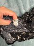 Garage Floral Black Short Sleeve Blouse Size M - photo 3