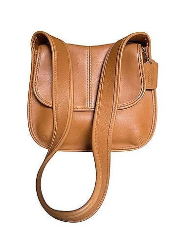 Coach Ergo Small Flap Toffee Leather Shoulder Bag (view 1)