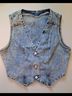 Shein Blue Denim Vest Size L - photo 5