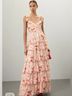 Mac Duggal 100% Polyester Floral Pink Cocktail Dress Size 2 - photo 3