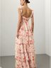 Mac Duggal 100% Polyester Floral Pink Cocktail Dress Size 2 - photo 4
