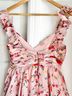 Mac Duggal 100% Polyester Floral Pink Cocktail Dress Size 2 - photo 7