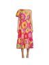 J.Marie 100% Polyester 100% Rayon Floral Pink Yellow Cocktail Dress Size S - photo 1