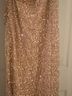 Shein 100% Polyester Solid Gold Cocktail Dress Size XL - photo 5