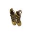 Steve Madden Plaid Yellow Sandals Size 8 - photo 1