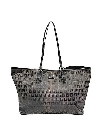 Fendi Fendi Zucchino Tote Bag, Canvas x Leather, 8BH127 00JQ5 F0QA1 (view 1)
