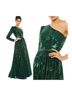 Mac Duggal 100% Polyester Solid Green Cocktail Dress Size 4 - photo 2