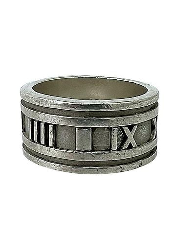 Tiffany & Co. TIFFANY&amp;Co. Tiffany Vintage Atlas Wide Ring, Sterling Silver 925, Accessory, Silver, 45288 (view 1)